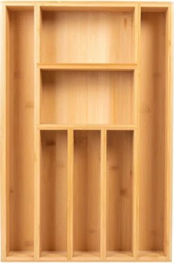 Coninx Bestekbak Bamboe 31CM Breed - Besteklade - Opbergbak - Duurzaam - Voor Laden Vanaf 47cm Diep