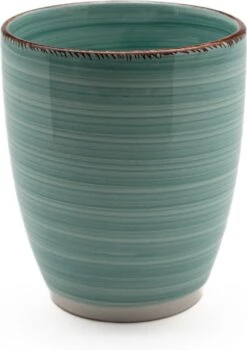 Koffiekopjes - Ocean Blue - Koffiebeker - Unieke Kleuren - Blauw - Set Van 12 Kopjes (ook Los Verkrijgbaar) - 160ML En 340ML - Porselein - Hip En Trendy -Beste Bestek Winkel 848x1200