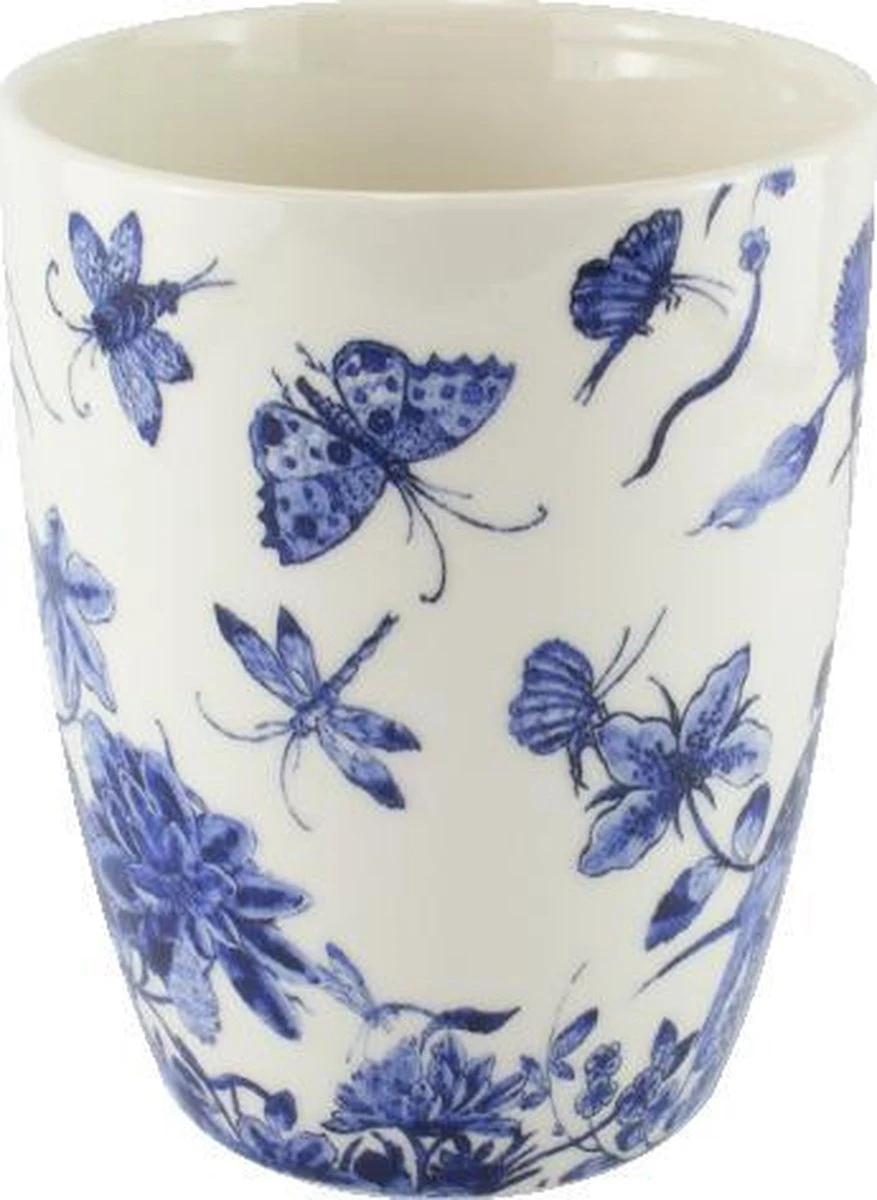 Mok, Delftsblauwe Vogels, Rijksmuseum 4 Mok, Delftsblauwe Vogels, Rijksmuseum - Afbeelding 2