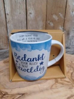 Merkloos Bedankt-Bedankt Voor Alles-Je Bent Geweldig-Geweldig-Mok-Beker-Cadeau-Bedankje-Iemand Bedanken-Aardigheidje-Zomaar-Oppassen-Planten Verzorgen-Op Huis Passen-Op Woning Passen-Collega Bedanken-Werknemer Bedanken-Einde Dienstverband-Pensioen-Jubileum