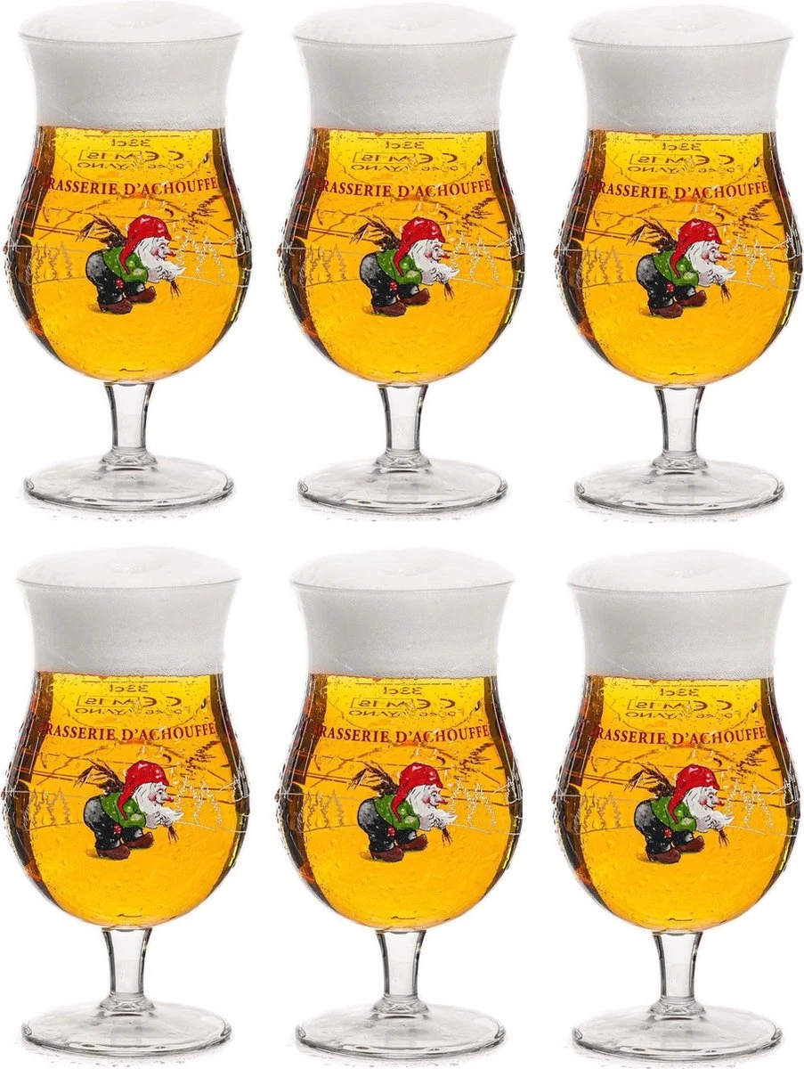 La Chouffe Bierglas - 6 Stuks 3 La Chouffe Bierglas - 6 Stuks