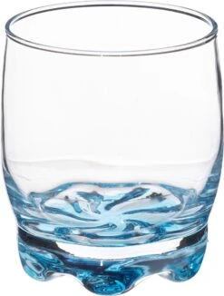 Waterglas Gekleurd Set Van 6 Stuks .Drinkglas Met Gekleurde Bodem. 310ml -Beste Bestek Winkel 909x1200