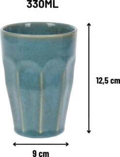 Orange85 Cappuccino Mokken - Latte Macchiato Glazen - 330 Ml - Hittebestendig - Set Van 4 - Porselein - Multicolor - Cappuccino Glazen - Cappuccino Kopjes -Beste Bestek Winkel 914x1200 1