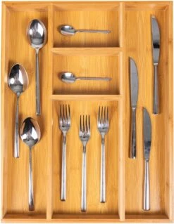 Coninx Bestekbak Bamboe 36CM Breed - Besteklade - Opbergbak - Duurzaam - Voor Laden Vanaf 47cm Diep -Beste Bestek Winkel 928x1200