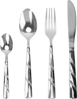 Swiss Pro+ - Bestekset - 12 Persoons - 72-delig - Luxe Opbergkoffer - 18/10 - Premium - Zilver -Beste Bestek Winkel 936x1200