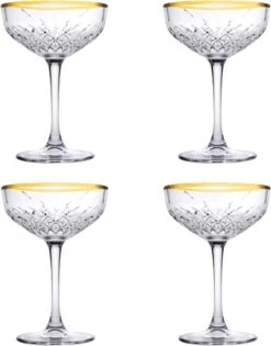 Pasabahce Champagnecoupe Timeless 27 Cl - Transparant Goud 4 Stuk(s) -Beste Bestek Winkel 940x1200 2