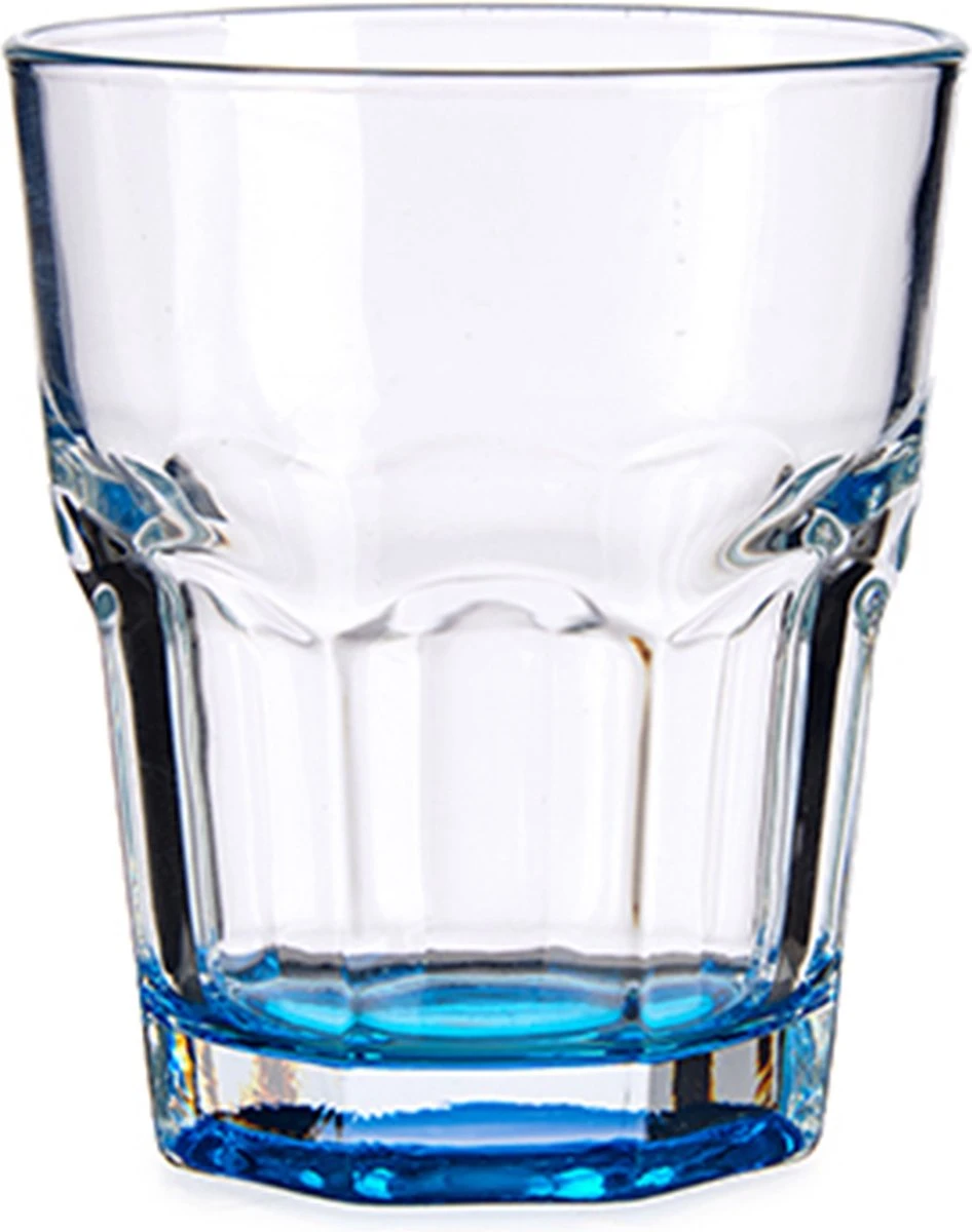 Vivalto Waterglazen/drinkglazen - 6x - Kleurenmix - 285ml - 9 X 9,5 Cm 4 Vivalto Waterglazen/drinkglazen - 6x - Kleurenmix - 285ml - 9 X 9,5 Cm - Afbeelding 2