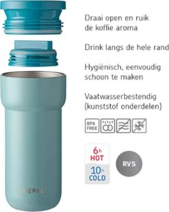 Mepal Isoleerbeker Ellipse 475 Ml – Houdt Je Drankje 6 Uur Warm En 10 Uur Koud – Nordic Pink – Koffiebeker To Go – Lekdicht – Thermosbeker -Beste Bestek Winkel 955x1200 5