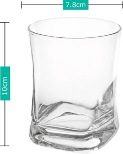 Luxe Drinkglazen - Waterglazen - Waterglas - Limonadeglazen - Sapglazen - 280 ML - Set Van 6 -Beste Bestek Winkel 957x1200 1