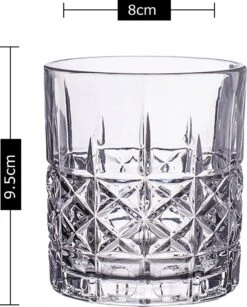 Luxe Drinkglazen - Whiskey Glazen - Cocktail Glazen - Cocktailglazen - Waterglazen - 330ML - 6 Stuks -Beste Bestek Winkel 964x1200 1